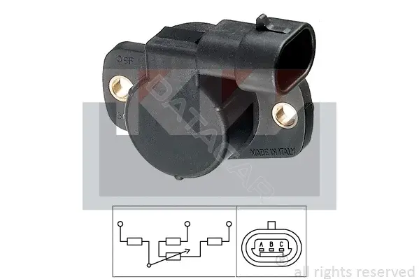 Датчик положения дроссельной заслонки KW 495094