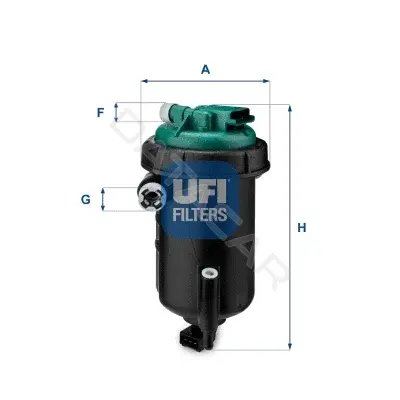 Топливный фильтр UFI 55.148.00