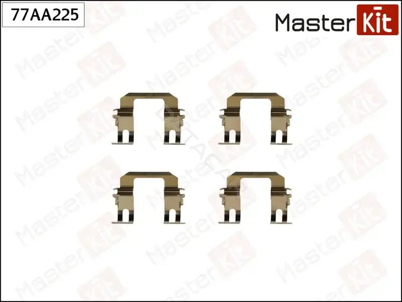Ремкомплект тормозных колодок MASTERKIT 77AA225
