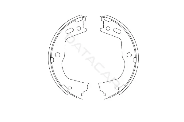 Колодки ручника TRW GS8803
