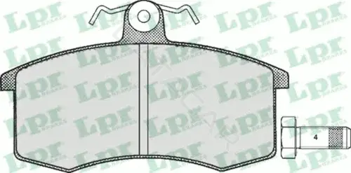 Тормозные колодки LPR/AP/RAL 05P288