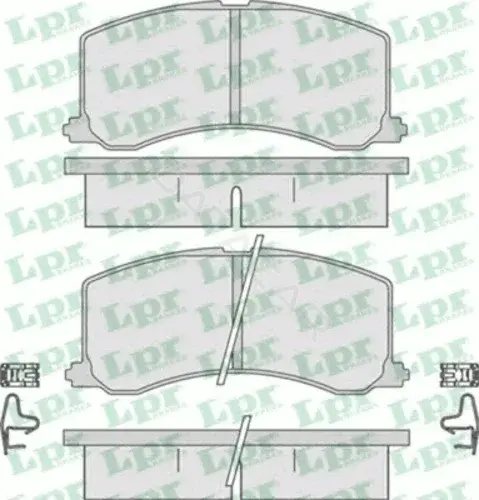 Тормозные колодки LPR/AP/RAL 05P665