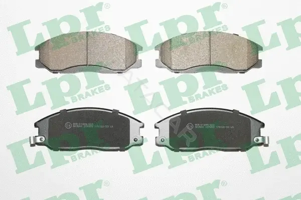 Тормозные колодки LPR/AP/RAL 05P858