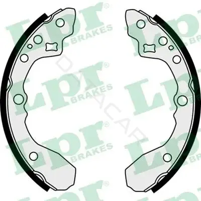 Барабанные колодки LPR/AP/RAL 08490