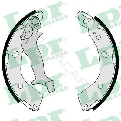 Барабанные колодки LPR/AP/RAL 08760
