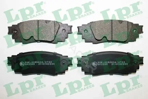 Тормозные колодки LPR/AP/RAL 05P2220