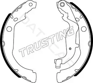 Барабанные колодки TRUSTING 088.244