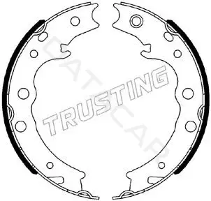 Колодки ручника TRUSTING 110.344