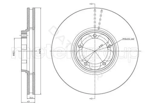 Тормозные диски TRUSTING DF723