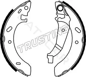 Барабанные колодки TRUSTING 023.005