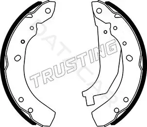 Барабанные колодки TRUSTING 023.009
