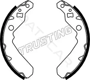 Барабанные колодки TRUSTING 026.354