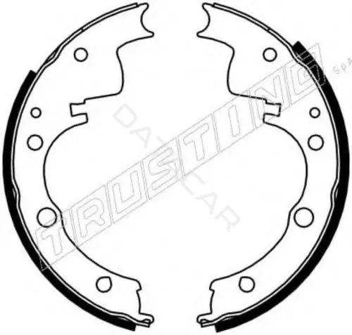 Барабанные колодки TRUSTING 034.087