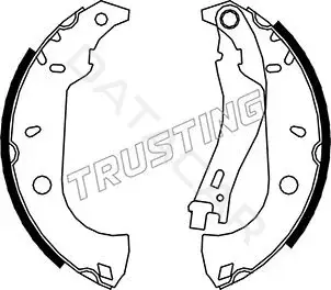 Барабанные колодки TRUSTING 034.091