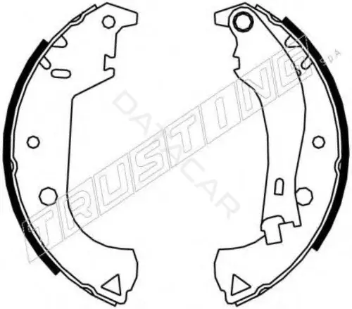 Барабанные колодки TRUSTING 034.105Y