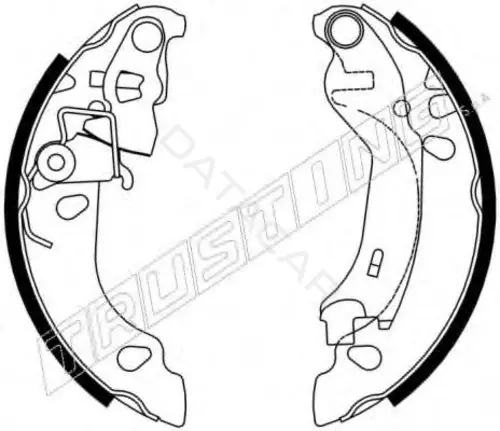 Барабанные колодки TRUSTING 034.107