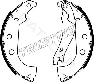 Барабанные колодки TRUSTING 034.111