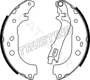 Барабанные колодки TRUSTING 034.112