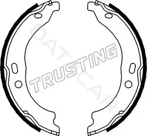 Колодки ручника TRUSTING 034.118
