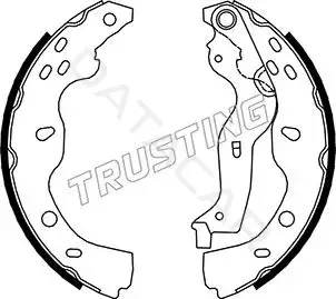 Барабанные колодки TRUSTING 034.119