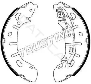 Барабанные колодки TRUSTING 034.124