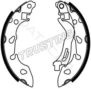 Барабанные колодки TRUSTING 034.125