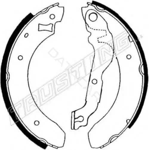 Барабанные колодки TRUSTING 040.117