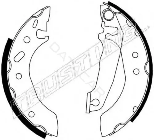 Барабанные колодки TRUSTING 040.132
