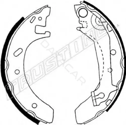 Барабанные колодки TRUSTING 040.137