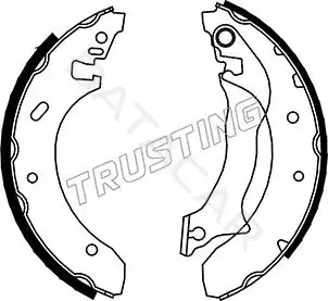 Барабанные колодки TRUSTING 040.138
