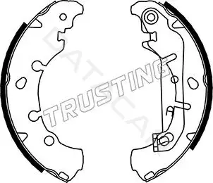 Барабанные колодки TRUSTING 040.149