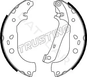 Барабанные колодки TRUSTING 040.155