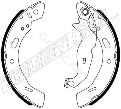 Барабанные колодки TRUSTING 040.162