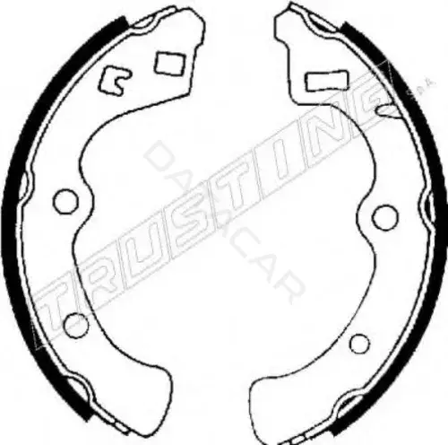 Барабанные колодки TRUSTING 044.010
