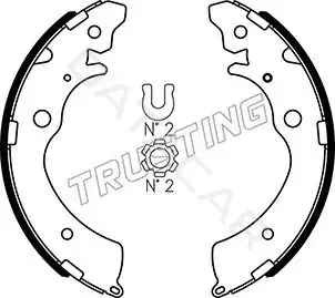 Барабанные колодки TRUSTING 044.017