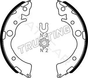 Барабанные колодки TRUSTING 044.018