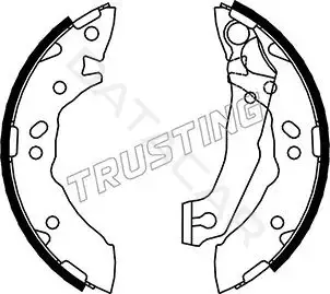 Барабанные колодки TRUSTING 046.204