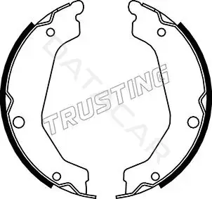 Колодки ручника TRUSTING 046.219