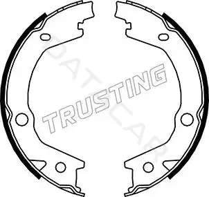 Колодки ручника TRUSTING 046.220