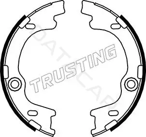 Колодки ручника TRUSTING 046.221