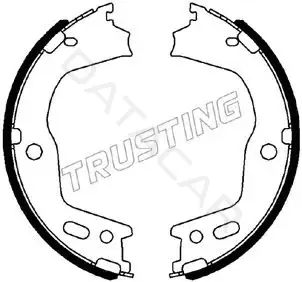 Колодки ручника TRUSTING 046.226