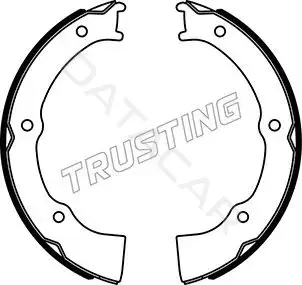 Колодки ручника TRUSTING 046.229