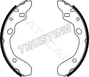 Барабанные колодки TRUSTING 049.144