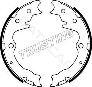 Колодки ручника TRUSTING 049.163