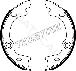 Колодки ручника TRUSTING 049.169
