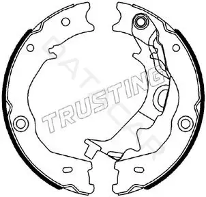Колодки ручника TRUSTING 049.173
