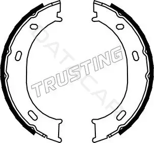 Колодки ручника TRUSTING 052.126