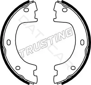 Колодки ручника TRUSTING 052.136
