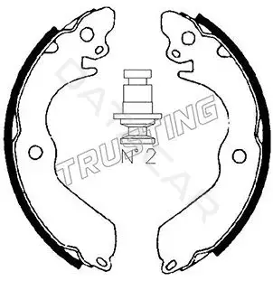 Барабанные колодки TRUSTING 064.168