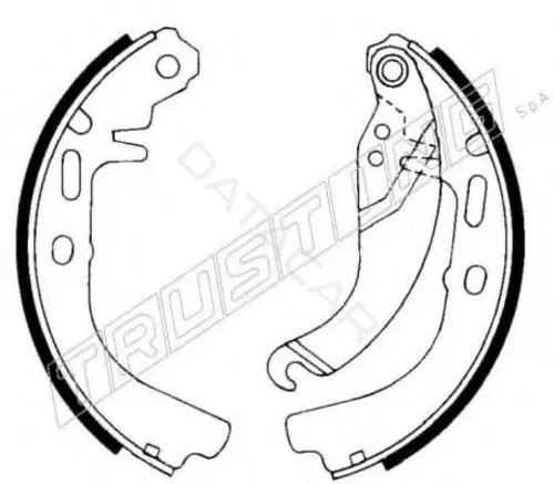 Барабанные колодки TRUSTING 073.161